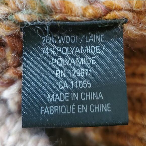 360 CASHMERE Larkyn Crew Neck Sweater Cable Knit Wool size M - Picture 12 of 13